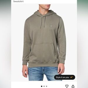 Boss Men's Khaki Hoodie